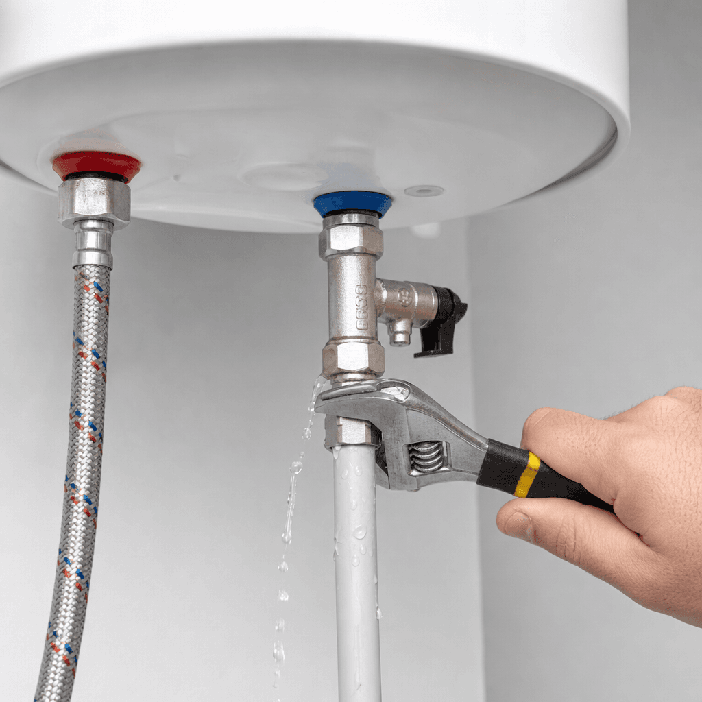 Geyser connection leakage repair