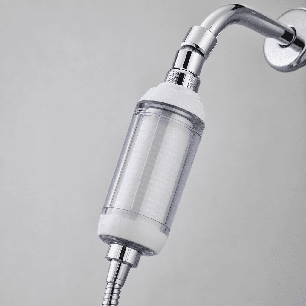 Shower filter installation