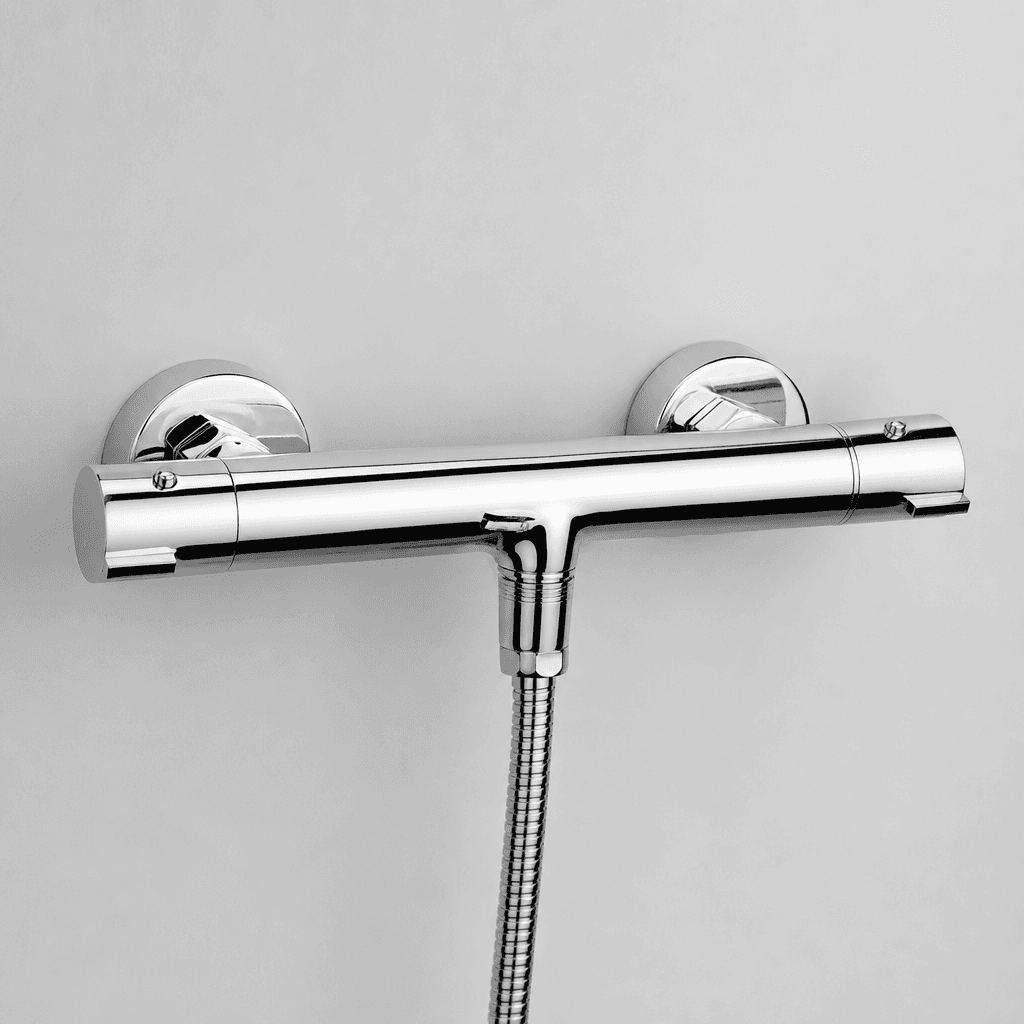 Shower mixer tap installation